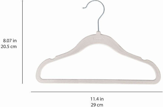 3 Sprouts Child Clothes Hanger Beige 1822-IHVHZT-15 15pcs