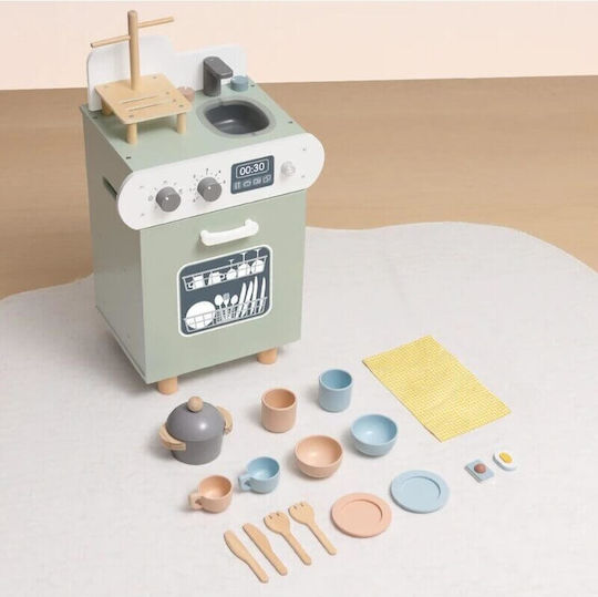 Wooden Dishwasher Accessories Tooky Toy Tp540
