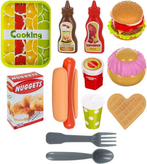 Kinder Set Fast Food Iso Trade 26 Teile Servierteller & Burger