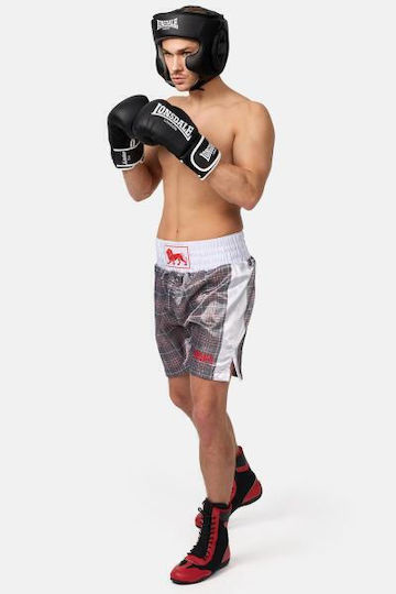 Lonsdale Stanford Black White b Adult Open Face Boxing Headgear Synthetic Leather Black