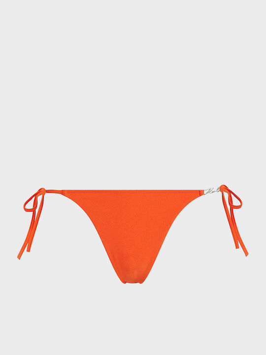 Bikini Slip Orange Red