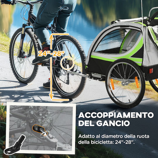 HomCom Bicycle Trailer