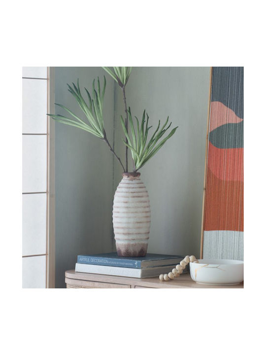 Artekko Decorative Vase White 12.7x12.7x28.4cm