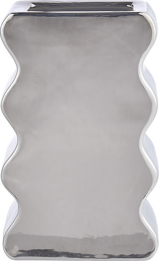 Butlers Vază Decorativă Ceramică Reflect Argintiu 18x30cm 1buc