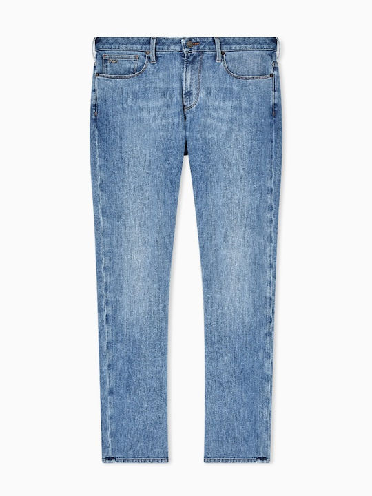 Men's Jeans Pants with Slim Fit Light Blue