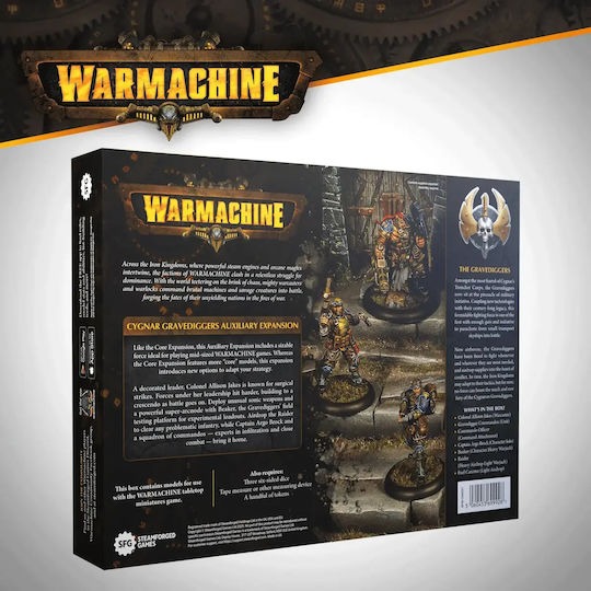Warmachine Cygnar – Gravediggers Erweiterung für Hilfseinheiten