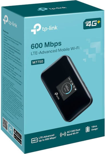 TP-LINK M7750 v1 Ασύρματο 4G Φορητό Hotspot Wi‑Fi 5