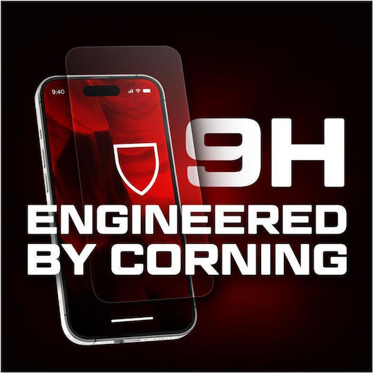 Tempered Glass Hammer Glass Apple Iphone 16 Pro Corning 1 Τεμ