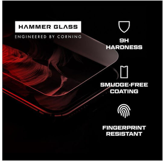 Tempered Glass Hammer Glass Apple iPhone 17 Pro Max Corning 1 Piece