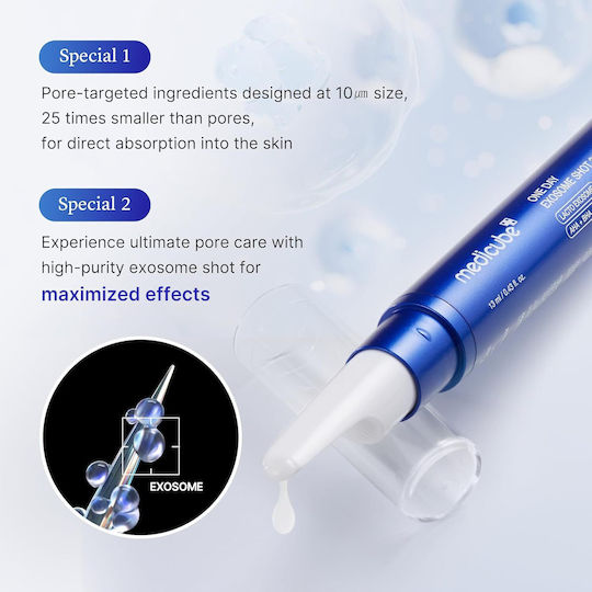 Medicube One Day Exosome Shot Pore 25000 Ampoule Serum For Face With Panthenol 13ml