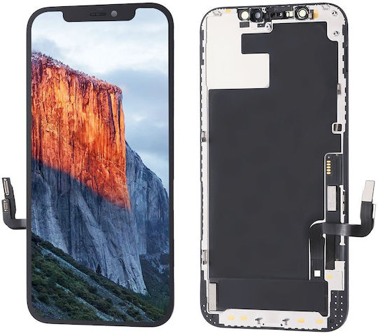 O ecran OLED cu Mecanism Tactil pentru iPhone 12 Pro Max (Negru)