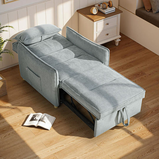 Armchair Bed Gray 88x84x87cm