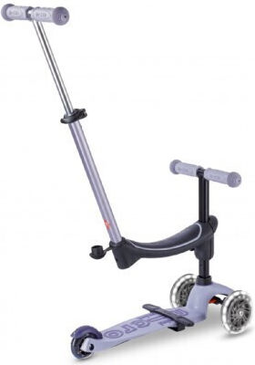 Micro Kids Scooters Deluxe Rock And Go 3-Wheel with Seat for 12m Lavender Mist