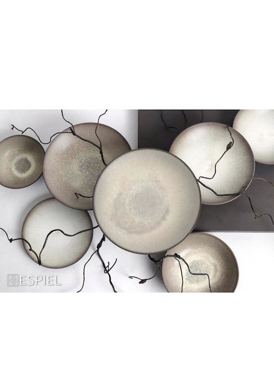 Espiel ''sensation'' Teller Suppe Keramik Braun mit Durchmesser 26.5cm 2Stück