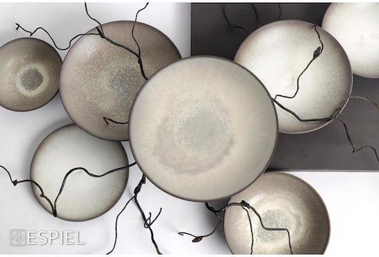 Espiel ''sensation'' Plate Soup Ceramic Brown with Diameter 26.5cm 2pcs