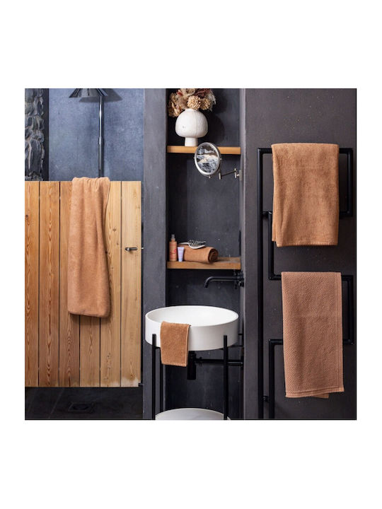 Vivaraise Badematte Baumwolle Rechteckig Etia 2511203501 Cannelle 54x64cm