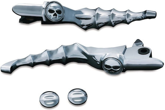 Kuryakyn Motorradhebel Zombie Harley Davidson 15 17 Softail Chrom Levers Chrom