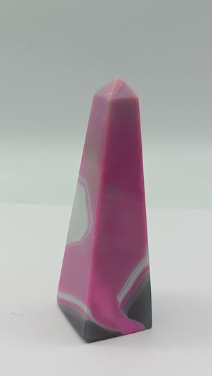 Obelisc Roz Agat – 196gr