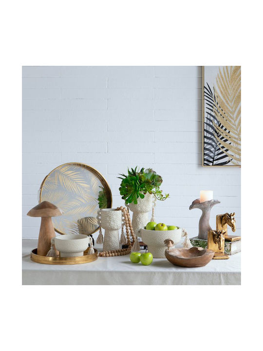 Artekko Decorative Mushroom made of Wooden 22x22x30cm 1pcs