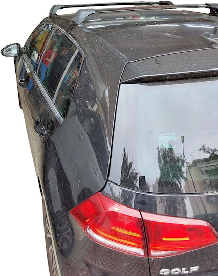 Yakima Metallic Car Roof Bars Kit for Volkswagen Golf 5D 2012-2017 with Roof Rack Legs