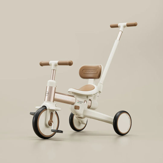 Lecoco C-walker S3 Μετατρεπόμενο με Χειρολαβή Γονέα για 1-5 Ετών Καφέ
