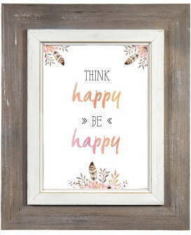 HAMA Wooden Photo Frame with Gray Frame