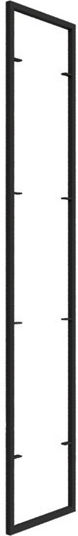 System Plasio Rafierras Finetto Schwarz Matt 960mm