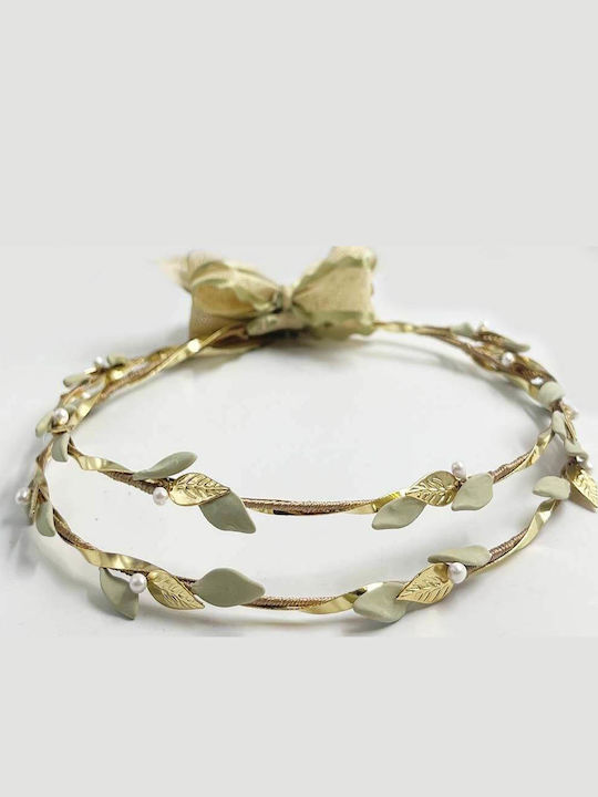 Set Best Man Set Wooden / Gilt / Crystal Gold 3pcs