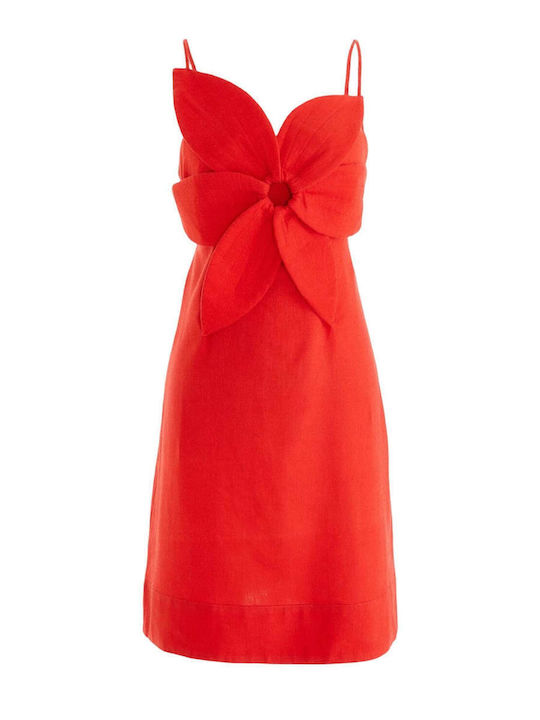 Καλοκαιρινό Mini Φόρεμα Red