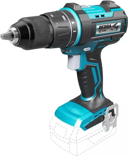 Dedra Set Mașină de găurit Șurubelniță cu impact 18V cu baterii