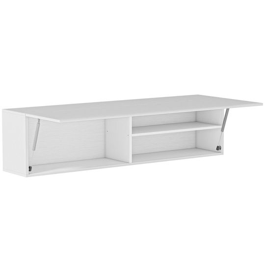 HomCom Ντουλάπι Μπάνιου 120x23x30cm Λευκό