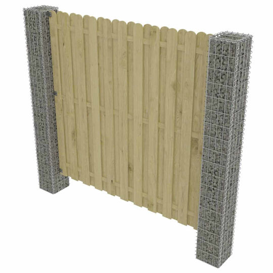 vidaXL Stâlp de gard de Grădină din Metal 20x20x190buc 2buc Silver