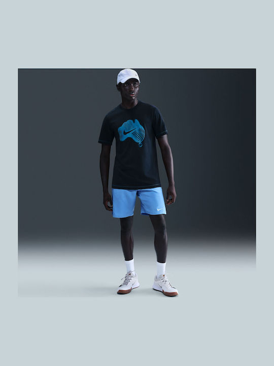 Nike Dri-fit IH2087-475 Ανδρική Μπλούζα Μπλε