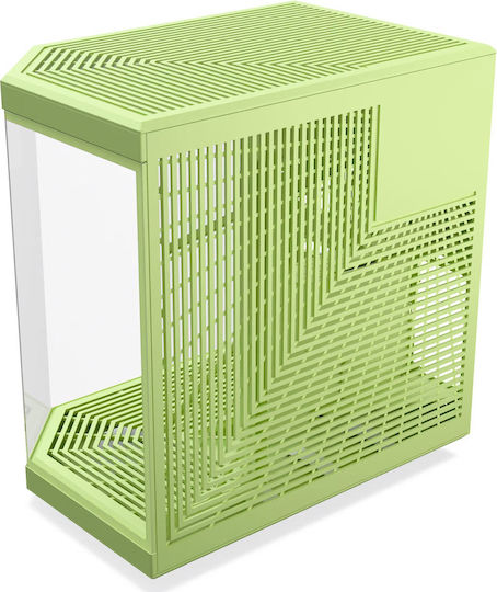 HYTE Y70 Геймърско Midi Tower Компютърна Кутия с Страничен Прозорец Matcha Milk