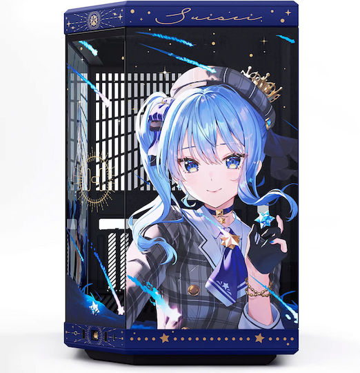 HYTE Y70 Gaming Middle Tower Carcasă PC cu Deschidere Laterală Hoshimachi Suisei