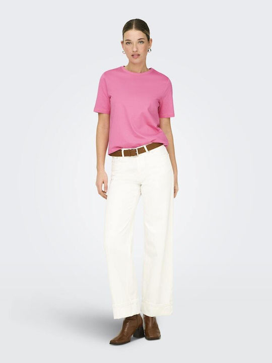 Freja Women's Athletic Blouse Short Sleeve Fast Drying Pink
