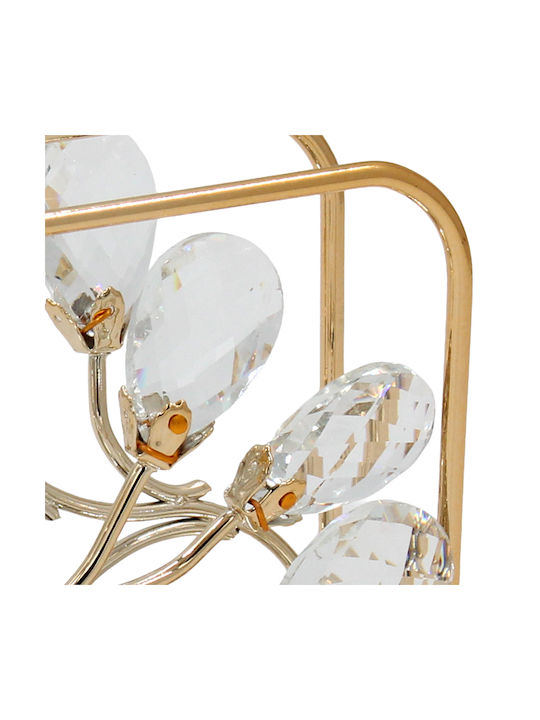 Keskor Metallic Napkin Holder Gold 13x6x10.5cm 43185