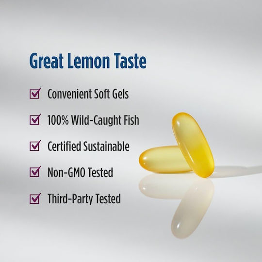 Nordic Naturals Complete Omega-D3 Fish Oil 565mg 60 Softgels With Lemon Flavour