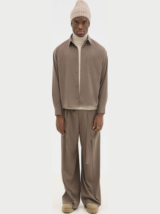 Long-sleeved Shirt Brown