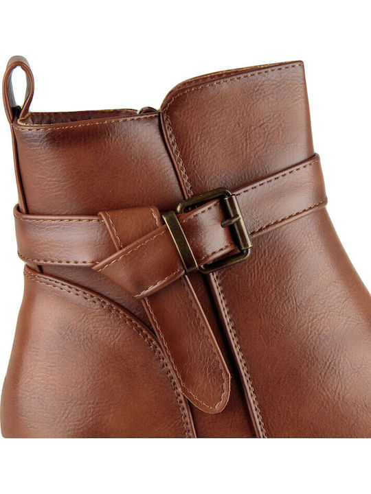 Stiefeletten Damen Braun