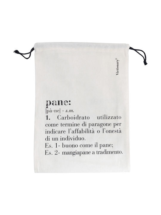 Villa D'Este Cutie de pâine material textil Neagră 30cm