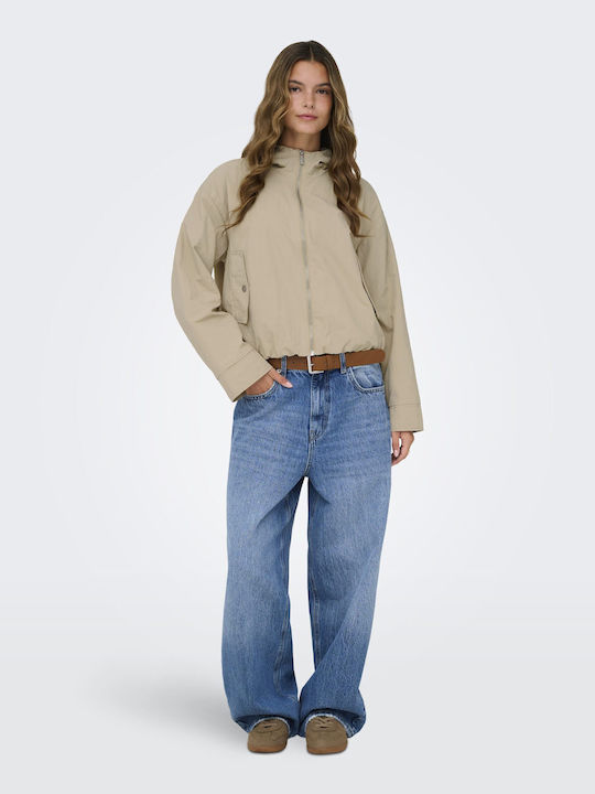 Women's Lifestyle Jacket for Winter Khaki
