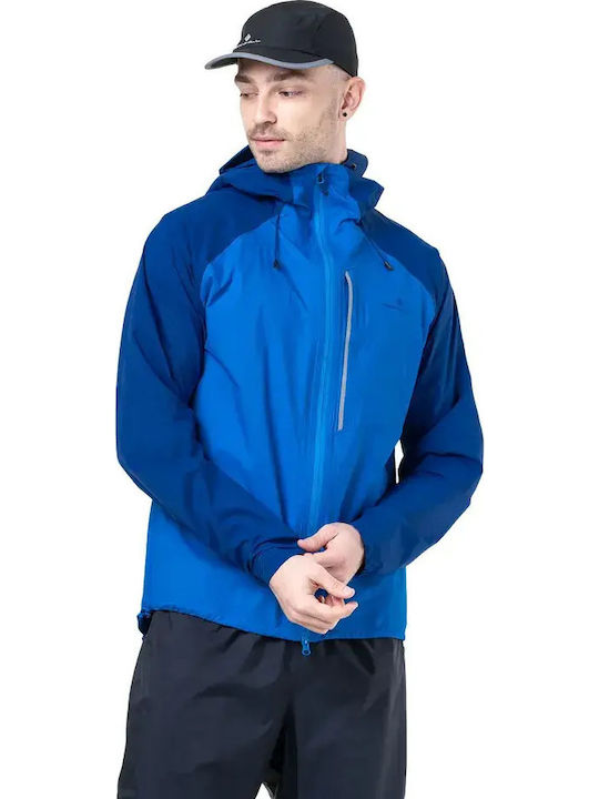 Jacke Wasserdicht und Winddicht Ocean/electric Blue Μπλε