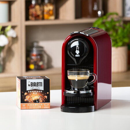 Bialetti Capsules Espresso Caramello Caramel Compatible with Machine Bialetti 12caps,tobolek