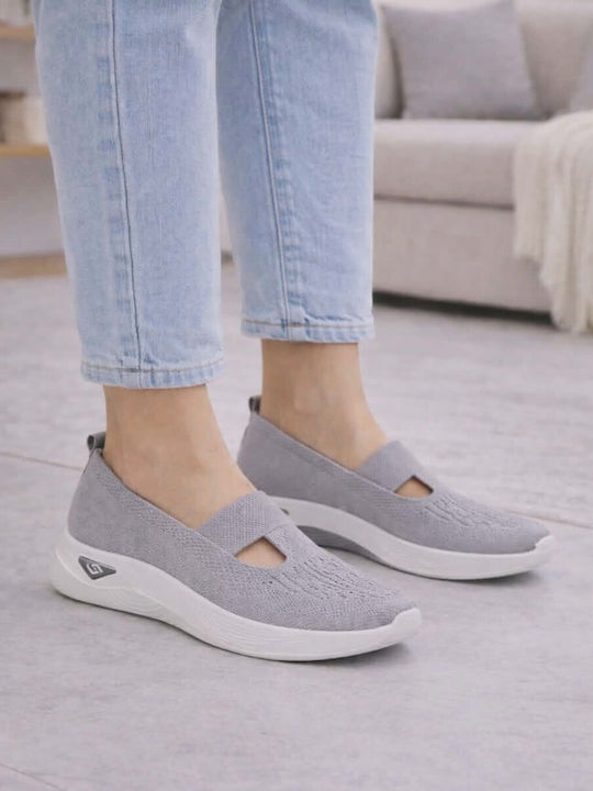 Дамски Loafers в Сив Цвят