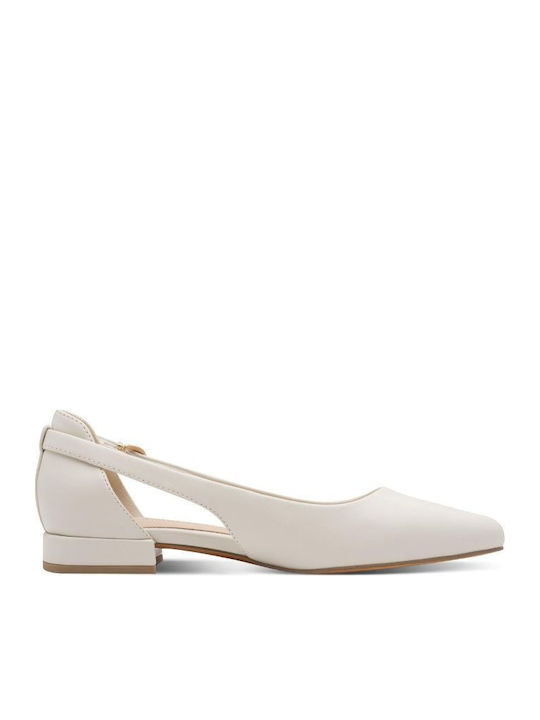 Women's Moccasins in Beige Color