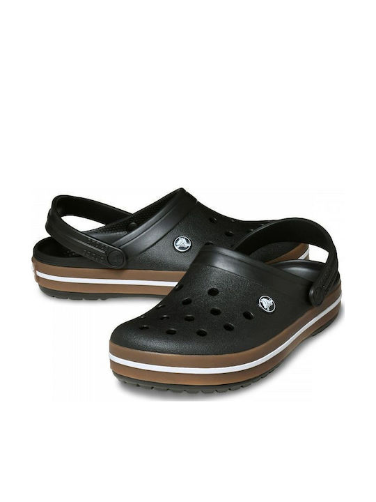Crocs Crocband Γυναικεία Σαμπό Μαύρα