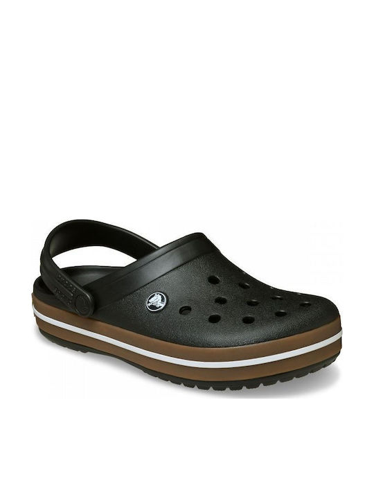 Crocs Crocband Γυναικεία Σαμπό Μαύρα