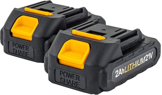 Powermat Foarfecă de gard viu Baterie 21V cu Lungimea Lamei 45cm