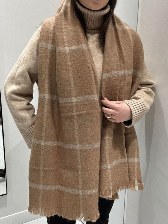 Women's Wool Scarf Brown